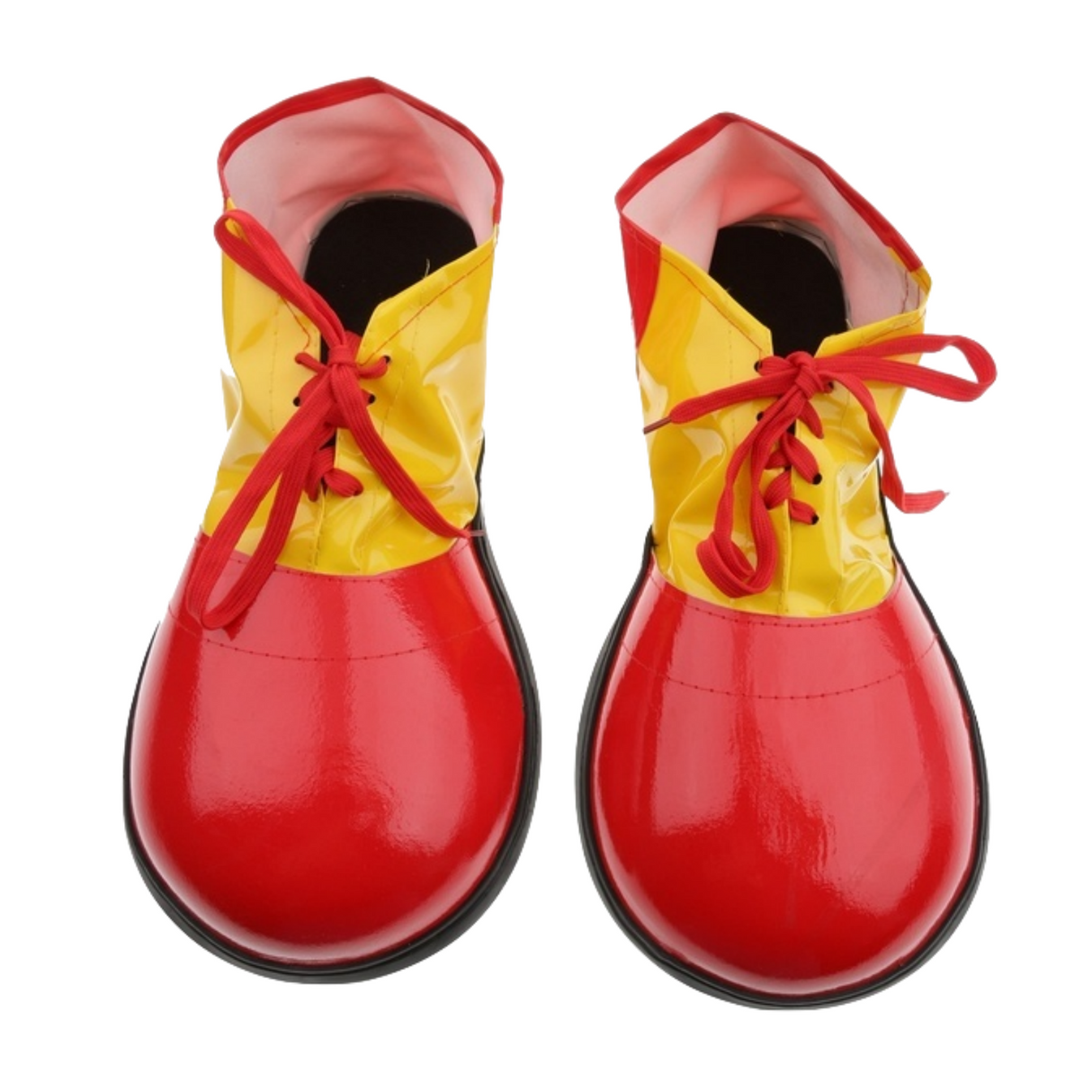 2Pcs Set Clown Nose + Large Shoes Circus Halloween Costume Fancy Dress Up Party - Red