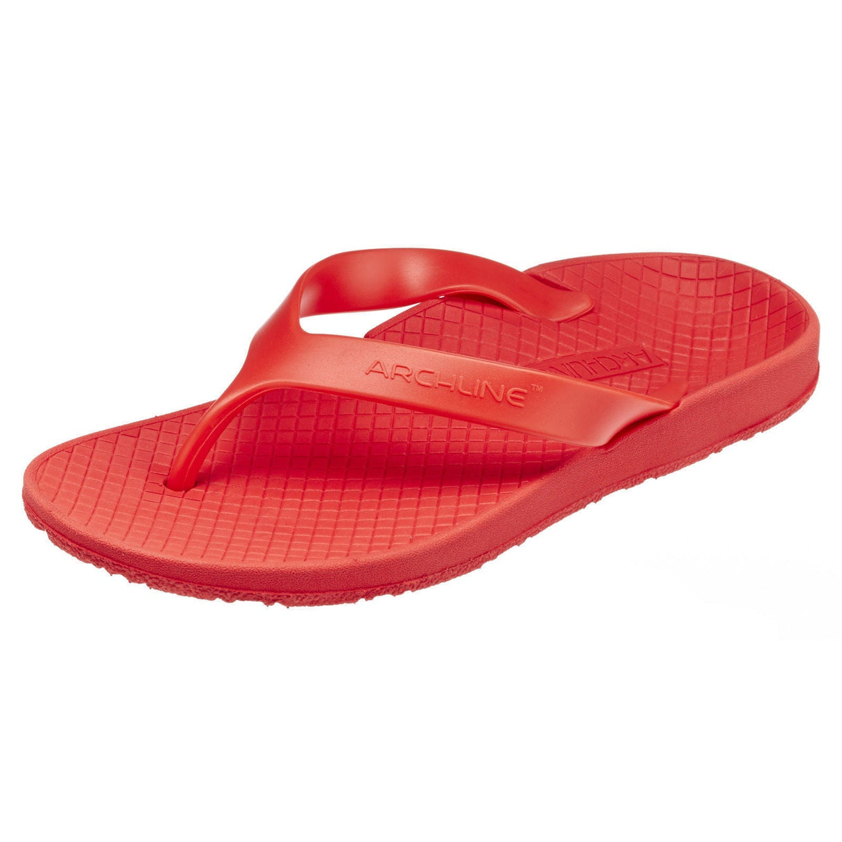 ARCHLINE Flip Flops Orthotic Thongs Arch Support Shoes Footwear - White/Black