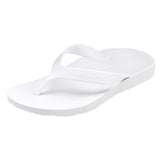 ARCHLINE Flip Flops Orthotic Thongs Arch Support Shoes Footwear - White/Red