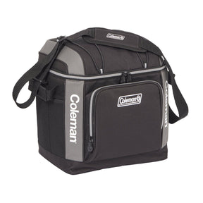 Coleman 30 Can Soft Cooler Insulated Outdoor Camping Picnic Bag in Black