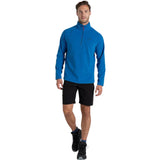 Craghoppers Mens Corey VI Lightweight Recycled Microfleece Zip Fleece Top in Fresh Blue