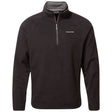 Craghoppers Mens Corey VI Lightweight Quick Dry Fleece Jumper Half Zip in Black - 4XL