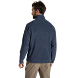 Craghoppers Mens Corey VI Half Zip Fleece Lightweight Quick Dry Recycled in Blue Navy Marl