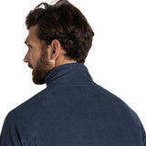 Craghoppers Mens Corey VI Half Zip Fleece Lightweight Quick Dry Recycled in Blue Navy Marl
