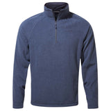 Craghoppers Mens Corey VI Half Zip Fleece Lightweight Quick Dry Recycled in Blue Navy Marl