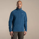 Craghoppers Corey VI Half Zip Microfleece Jacket in Poseidon Blue