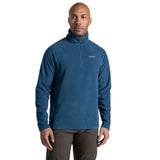 Craghoppers Corey VI Half Zip Microfleece Jacket in Poseidon Blue