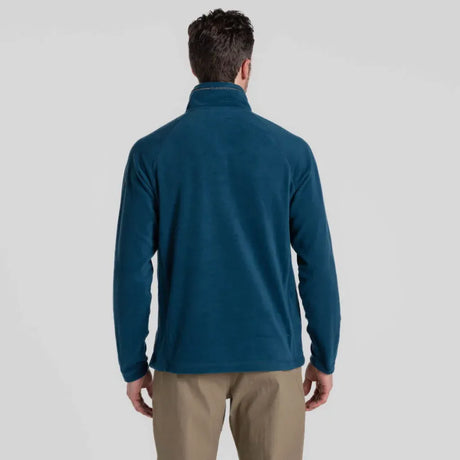 Craghoppers Mens Corey VI Half Zip Fleece Pullover Jumper in Tourmaline Blue (CMA1287)