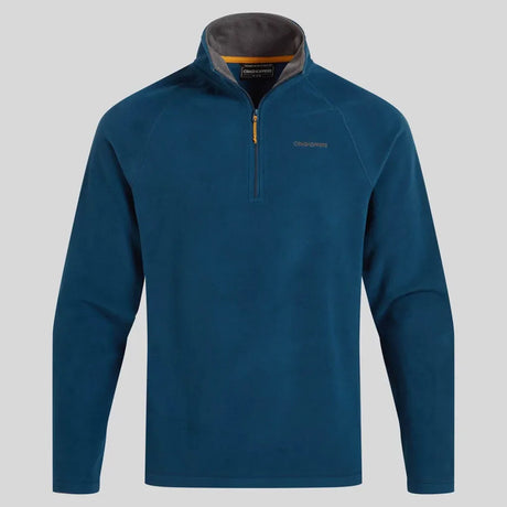 Craghoppers Mens Corey VI Half Zip Fleece Pullover Jumper in Tourmaline Blue (CMA1287)