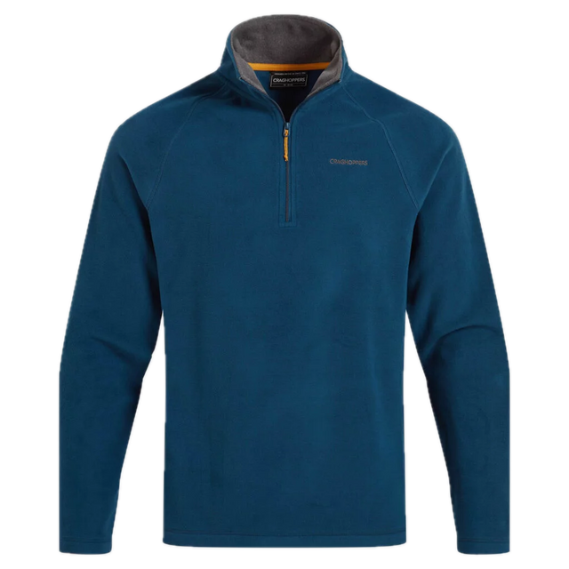 Craghoppers Mens Corey VI Half Zip Fleece Pullover Jumper in Tourmaline Blue (CMA1287)