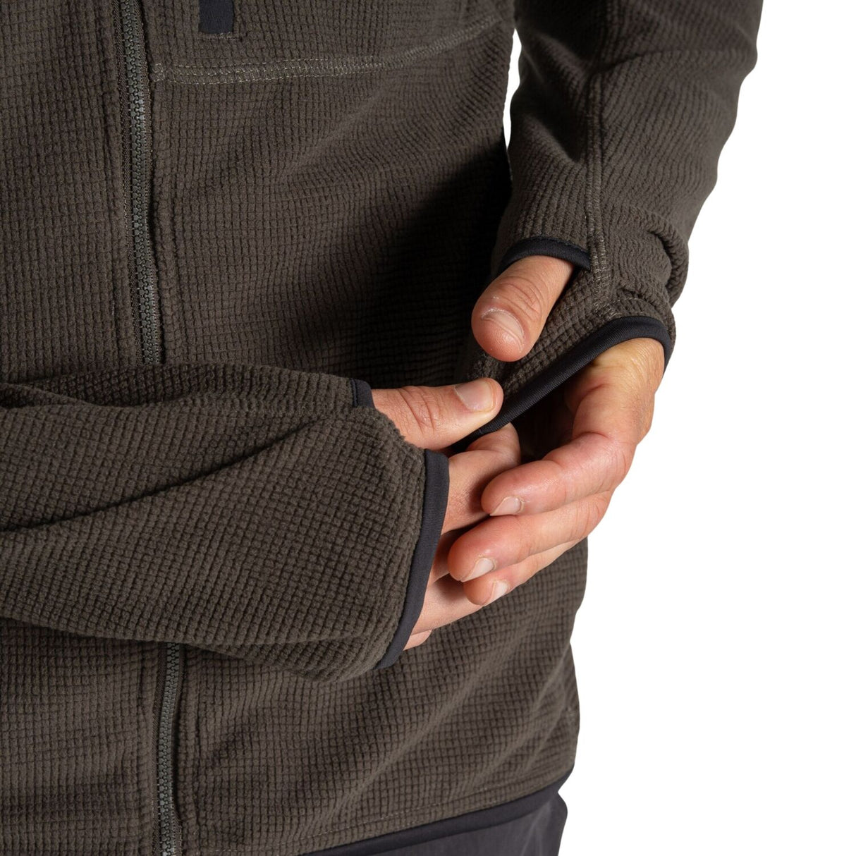 Craghopper Spry Men’s Lightweight Insect Repellent Quick Dry Fleece Jacket in Woodland Green