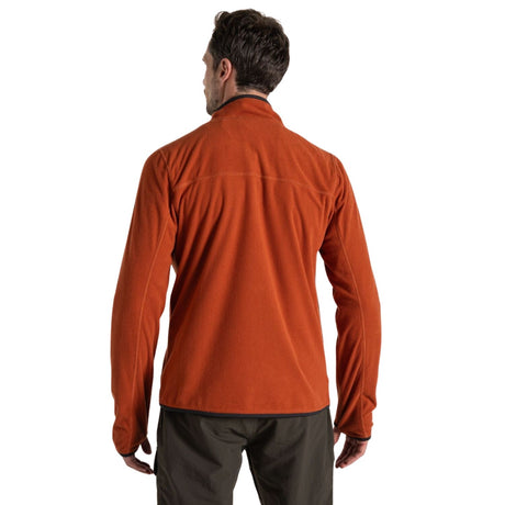 Craghoppers Mens Spry Insect Repellent Lightweight Fleece Jacket in Red Beach