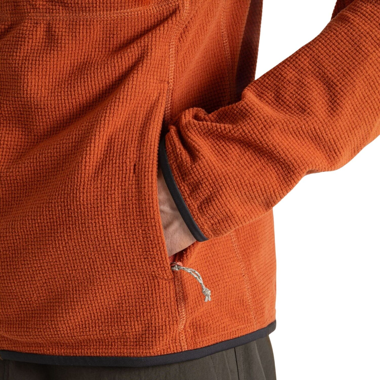 Craghoppers Mens Spry Insect Repellent Lightweight Fleece Jacket in Red Beach