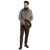 Craghoppers NosiLife Adventure Gilet IV Mens Travel Vest Insect Repellent UPF50+ 12 Pockets in Pebble