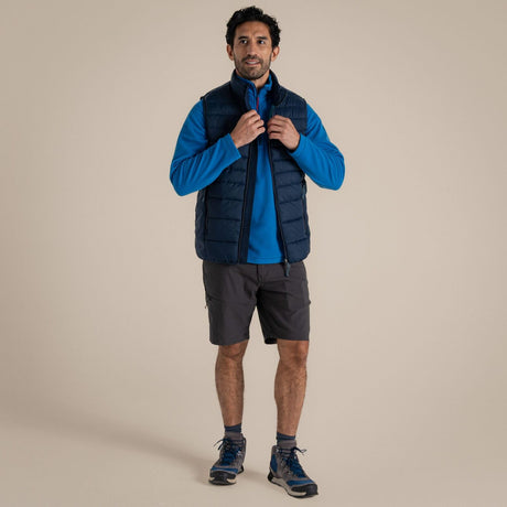 Craghoppers Mens Complite IX Insulated Vest - Blue/Navy (Windproof & Packable)