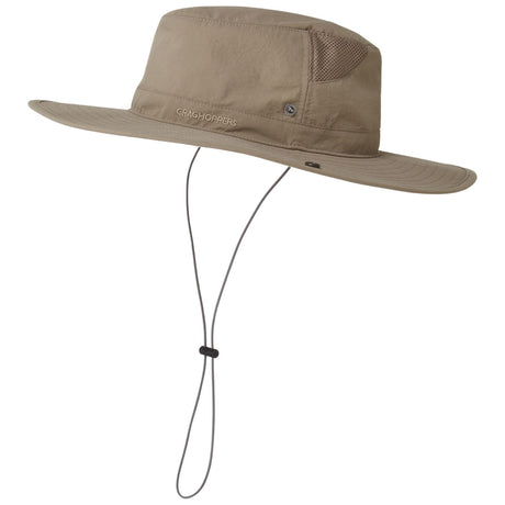 Craghoppers NosiLife Ranger Hat UPF 50+ Anti-Insect Lightweight Travel Safari Hat in Pebble