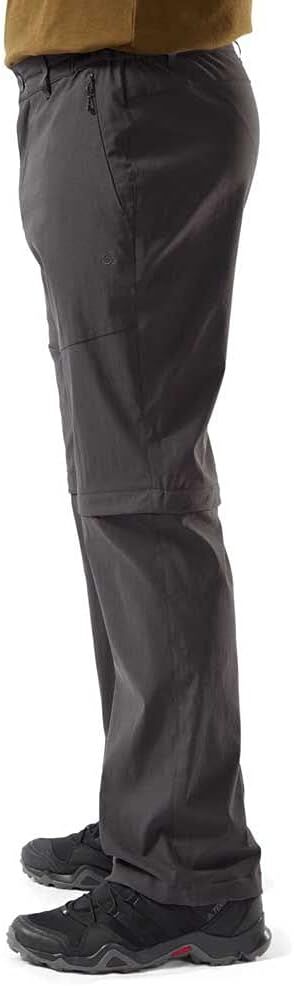 Craghoppers Kiwi Pro Convertible Stretch Trousers Pants (REGULAR) in Dark Lead