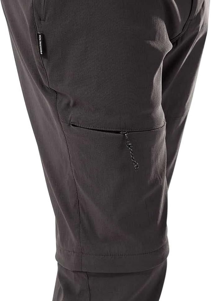 Craghoppers Kiwi Pro Convertible Stretch Trousers Pants (REGULAR) in Dark Lead