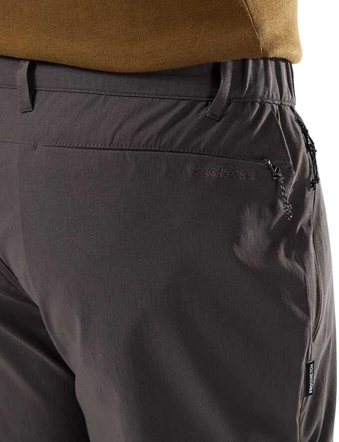 Craghoppers Kiwi Pro Convertible Stretch Trousers Pants (REGULAR) in Dark Lead