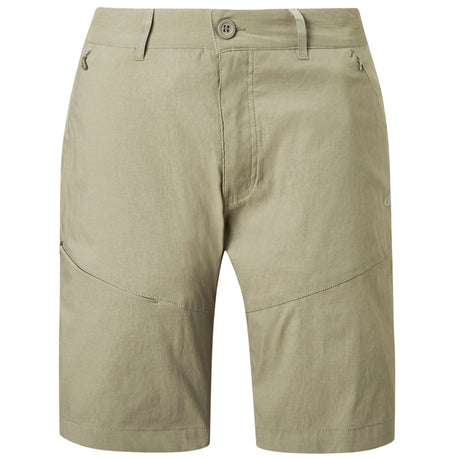 Craghoppers Kiwi Pro Short Mens 9"" Stretch UPF50+ Water Repellent Quick Dry in Pebble - 42""