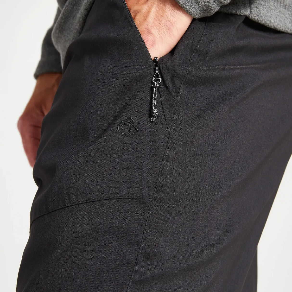 Craghoppers Kiwi Pro Waterproof Hiking Pants Mens Regular Fit Stretch UPF40+ in Black