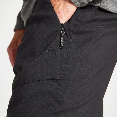 Craghoppers Kiwi Pro Waterproof Hiking Pants Mens Regular Fit Stretch UPF40+ in Black