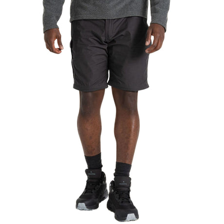 Craghoppers Kiwi Convertible Men’s Hiking Trousers Zip-Off UPF 50+ Water Repellent in Black Pepper