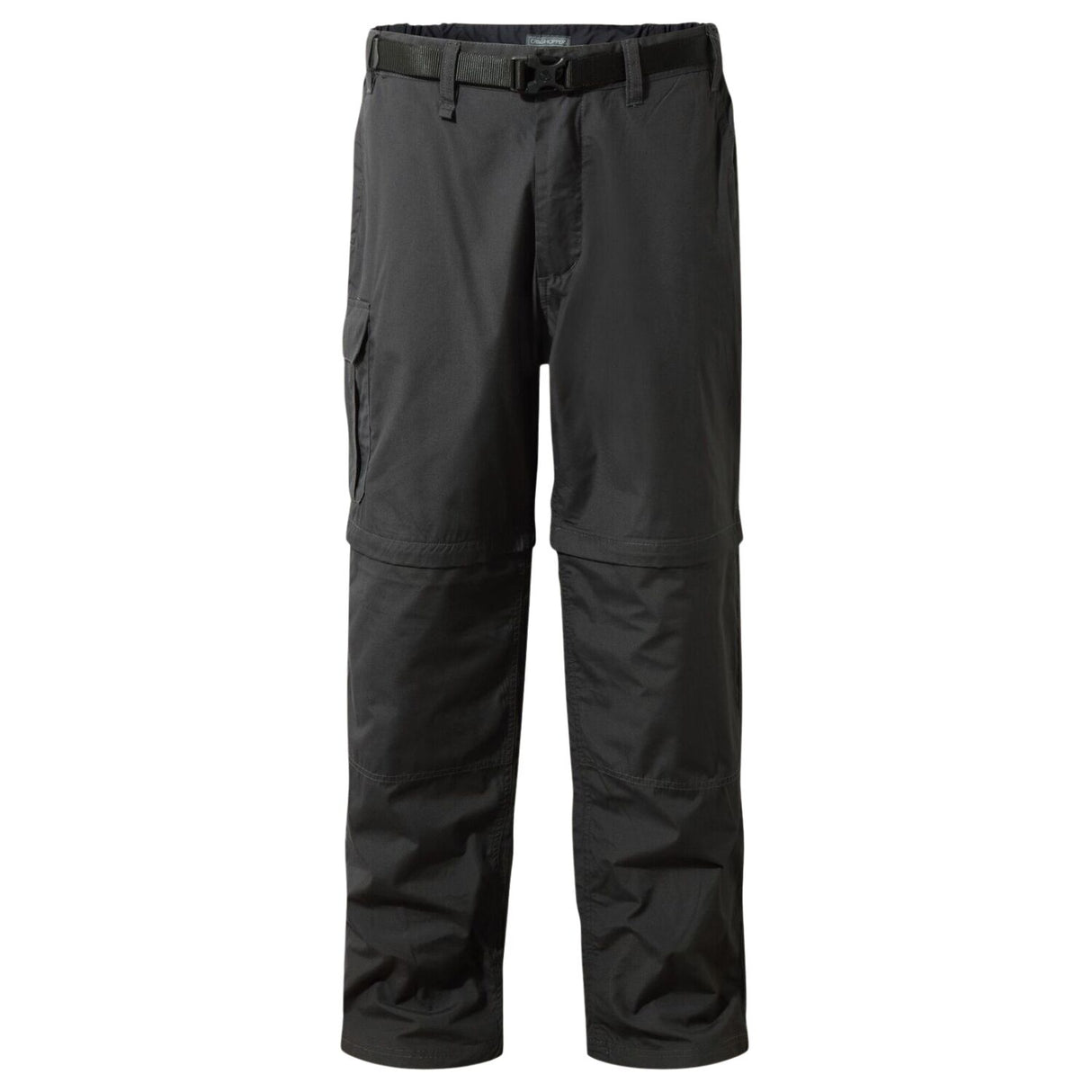 Craghoppers Kiwi Convertible Men’s Hiking Trousers Zip-Off UPF 50+ Water Repellent in Black Pepper