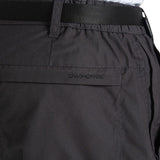Craghoppers Kiwi Convertible Men’s Hiking Trousers Zip-Off UPF 50+ Water Repellent in Black Pepper