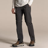 Craghoppers Mens Kiwi Pro III Convertible Stretch Trousers Pants (Regular) in Dark Lead