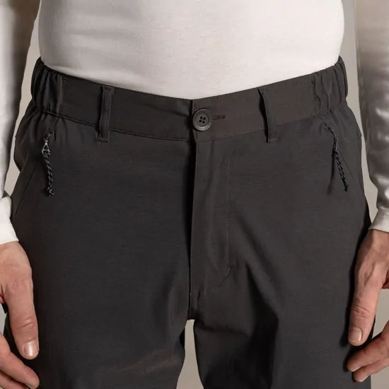 Craghoppers Mens Kiwi Pro III Convertible Stretch Trousers Pants (Regular) in Dark Lead