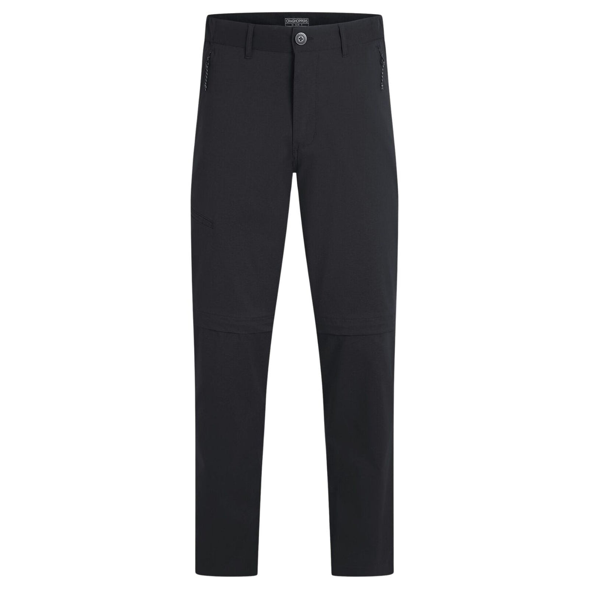 Craghoppers Mens Kiwi Pro III Convertible Stretch Trousers Pants (Regular) in Black