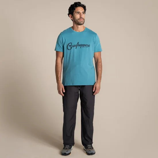 Craghoppers Mens Kiwi Classic Outdoor Trousers Pants (Regular) in Black Pepper