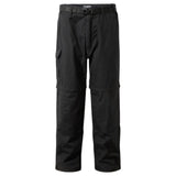 Craghoppers Mens Kiwi Convertible Trousers Pants/Shorts (Regular) in Black