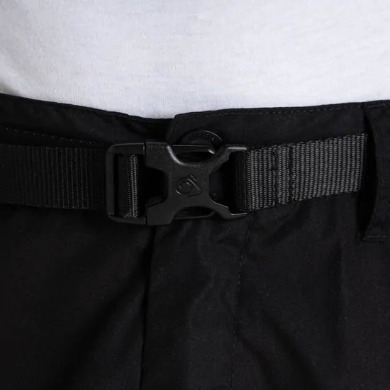 Craghoppers Mens Kiwi Convertible Trousers Pants/Shorts (Regular) in Black
