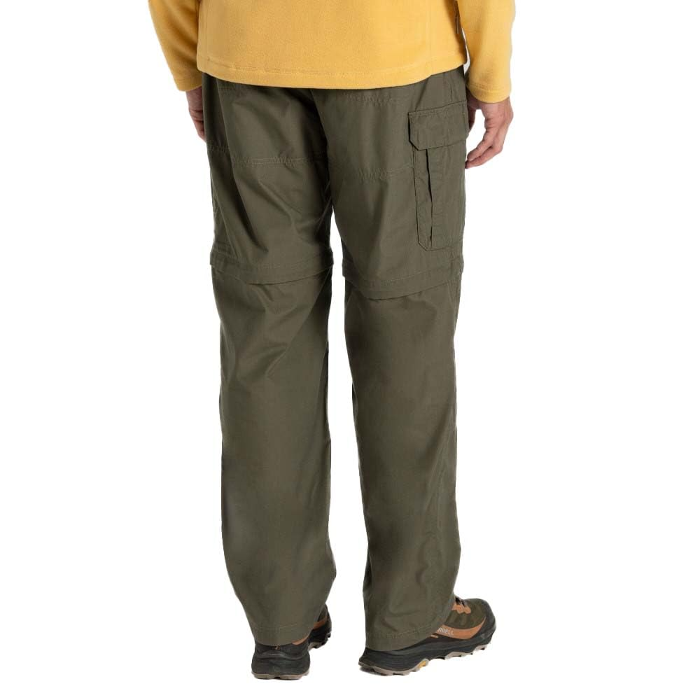 Craghoppers Mens Kiwi Convertible Trousers Pants/Shorts (Regular) in Wild Olive