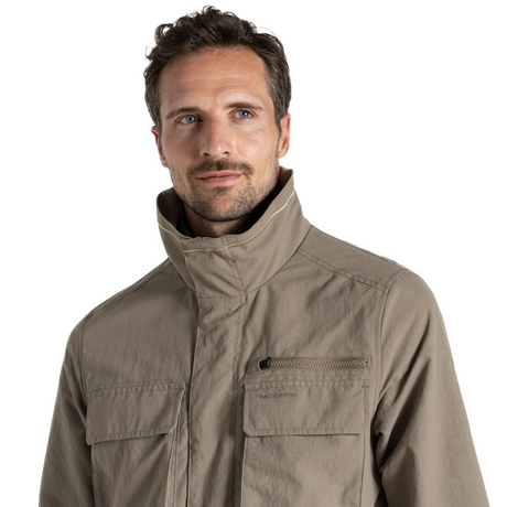 Craghoppers Mens NosiLife Adventure Technical Jacket IV in Pebble
