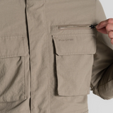 Craghoppers Mens NosiLife Adventure Technical Jacket IV in Pebble