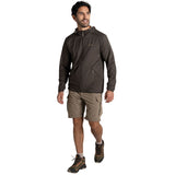 Craghoppers Mens Ovis Insect Repellent Wind Resistant UPF30+ Reversible Jacket in Woodland Green/Earthenware