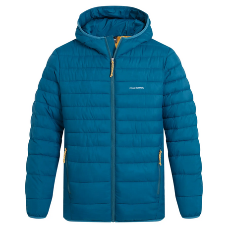 Craghoppers Mens Compresslite IX Hooded Puffer Jacket - Coastal Blue