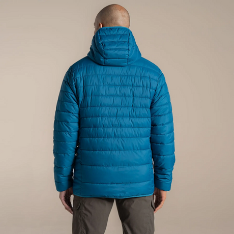 Craghoppers Mens Compresslite IX Hooded Puffer Jacket - Coastal Blue