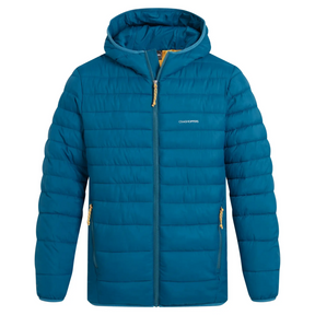 Craghoppers Mens Puffer Jacket Compresslite IX Hooded Jacket in Coastal Blue - XL