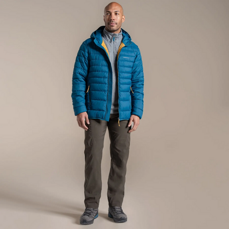 Craghoppers Mens Compresslite IX Hooded Puffer Jacket - Coastal Blue