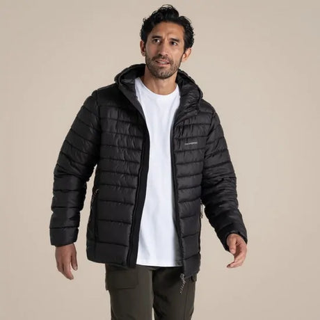 Craghoppers Compresslite IX Hooded Insulated Jacket in Black