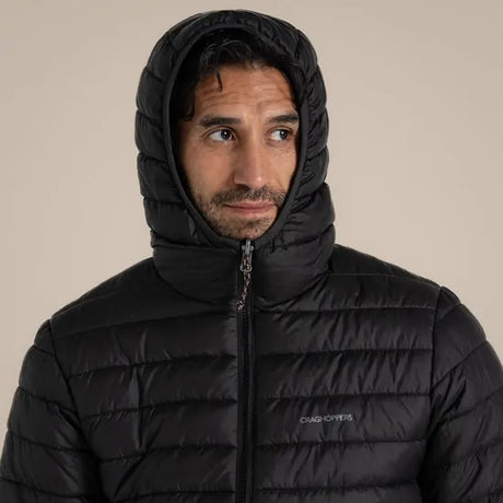Craghoppers Compresslite IX Hooded Insulated Jacket in Black
