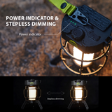 WILDLAND 5200mAh Rechargeable Camping Lantern Outdoor Hiking Light IPX5