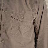 Craghoppers Kiwi Long Sleeve Outdoor Shirt in Pebble
