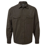 Craghoppers Kiwi Long Sleeve Outdoor Shirt in Woodland Green