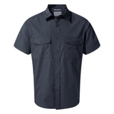 Craghoppers Kiwi Short Sleeve Outdoor Shirt in Ombre Blue