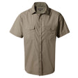 Craghoppers Kiwi Short Sleeve Outdoor Shirt in Pebble